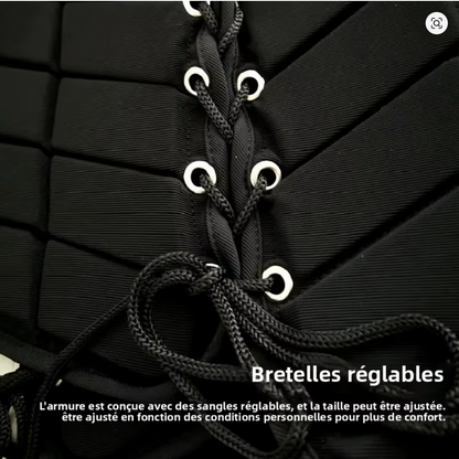 Gilet d'équitation noir à fermeture éclair Adulte & Enfant