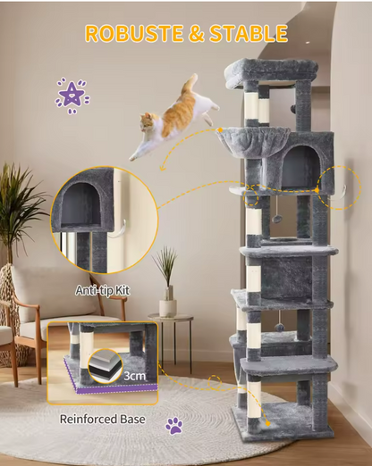 Grand arbre à chat de 170 cm